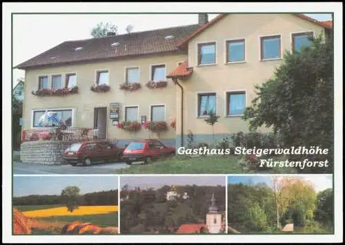 Ansichtskarte Fürstenforst-Burghaslach 4 Bild Gasthaus Steigerwaldhöhe 2001