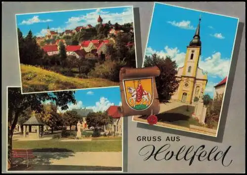 Ansichtskarte Hollfeld 3 Bild Stadt Kirche 1978