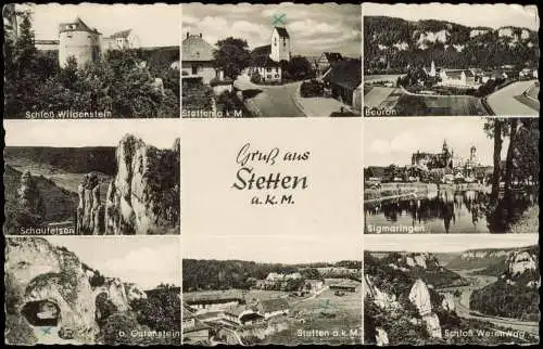 Stetten am kalten Markt Mehrbild Sigmaringen Wildenstein Beuron 1963