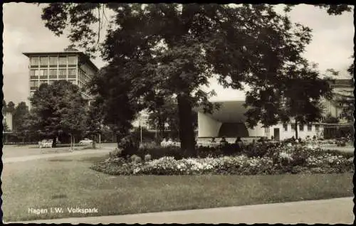 Ansichtskarte Hagen (Westfalen) Partie an der Volksbank 1964