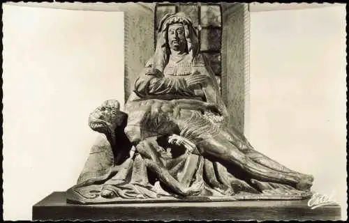 Germigny-des-Prés Notre-Dame de la Résurrection bois du XVe siècle 1962