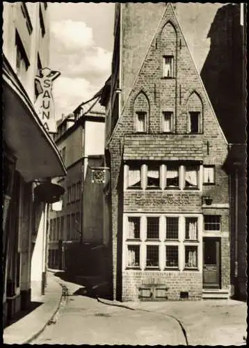 Ansichtskarte Bremen Partie in der Böttcherstraße 1962