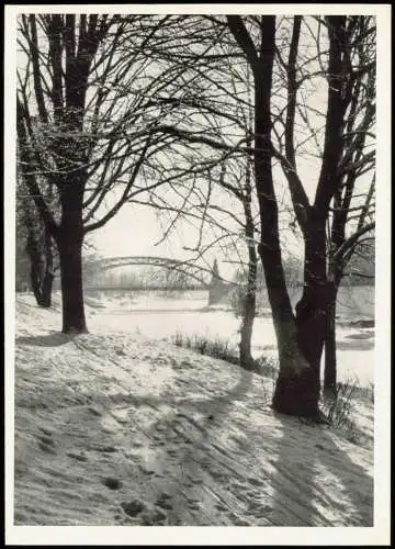 Postcard Breslau Wrocław Paßbrücke am Zoologischen Garten 1968