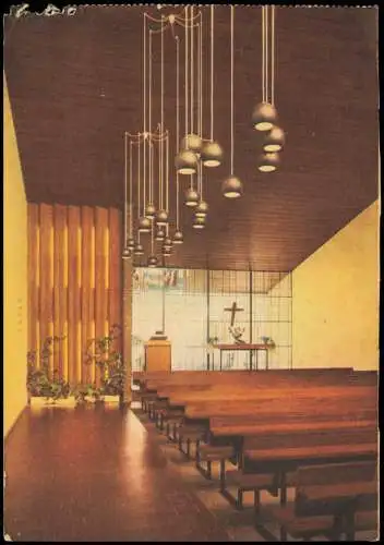 Ringenberg-Hamminkeln Altar Gemeinderaum ev. Kirche Dingen Gemeinde 1966