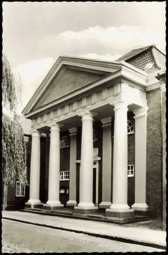 Ansichtskarte Aurich-Leer (Ostfriesland) Evang. - reform. Kirche 1962