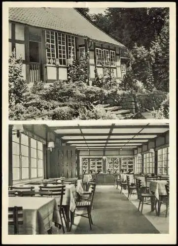 Ansichtskarte Brackwede-Bielefeld Waldheim Waterbör Spiegelsberge 1957