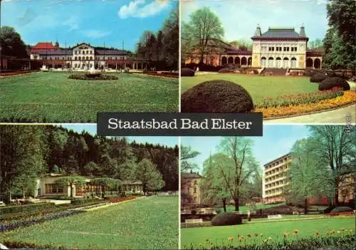 Bad Elster Badehaus, Kurhaus, HO-Badekaffee, Kliniksanatorium 1973