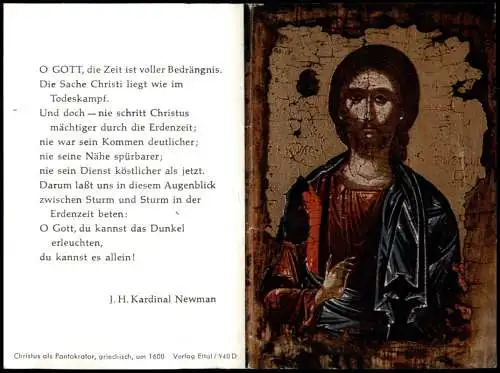 Portrait Geistliche - Kirche Religion Kardinal Julius Döpfner 1976