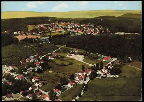 Hahnenklee Bockswiese Goslar Luftbild Luftaufnahme Ortsansicht v. Flugzeug 1967