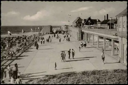 Ansichtskarte Westerland-Sylt Kurpromenade 1960