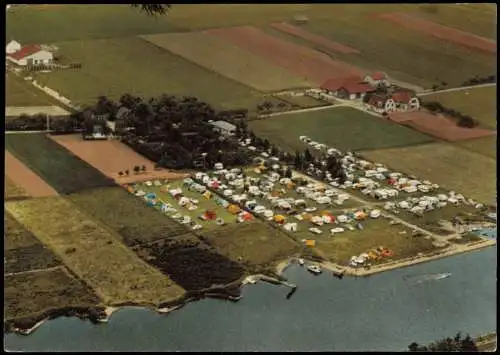 Bodenwerder-Polle Luftbild Campingplatz Himmelspforte Münchhausenstadt 1974