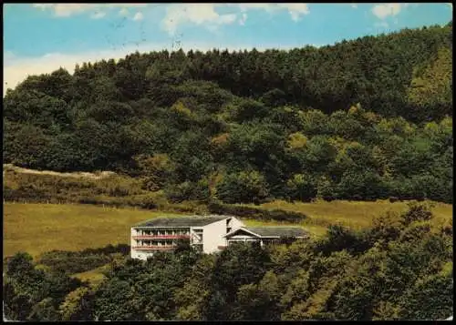 Ansichtskarte Rengshausen-Knüllwald Kurhaus Sonneck 1974  gel. Briefmarke WM1974