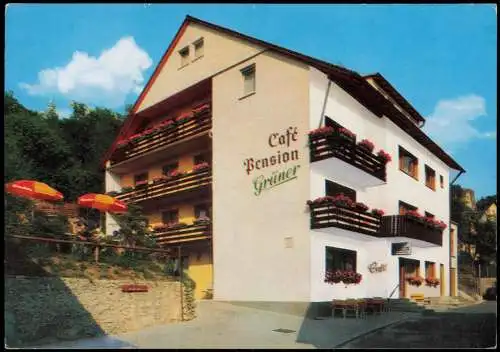Ansichtskarte Obertrubach Café - Pension GRÜNER 1972