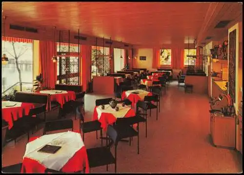 Herrsching am Ammersee CAFE PROMENADE Grillrestaurant Gastraum 1975