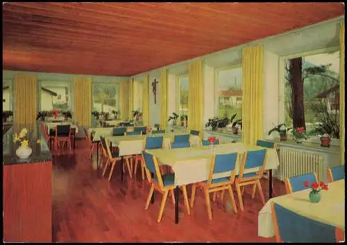 Degerndorf am Inn-Brannenburg Haus St. Johann am Wendelstein - Gastraum 1973