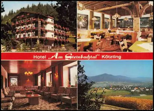 Ansichtskarte Bad Kötzting 4 Bild Hotel Restaurant Am Steinbachtal 1979