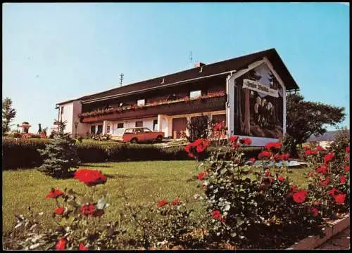 Ansichtskarte Auerkiel-Böbrach Pension Waldblick - Fassadenbild 1971