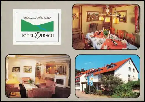 Ansichtskarte Emsing-Titting 3 Bild Naturpark Altmühltal Hotel Dirsch 1995