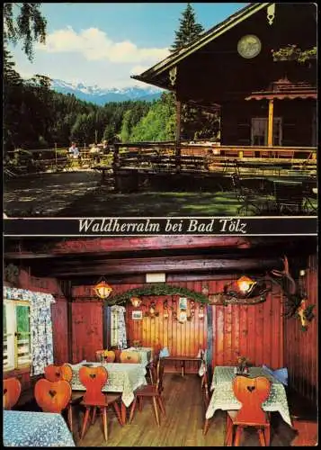 Ansichtskarte Bad Tölz Waldherralm 1975  Bayern