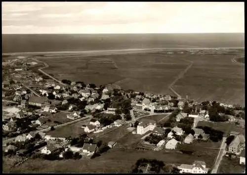 Ansichtskarte Insel Amrum Luftbild Fliegeraufnahme 1966
