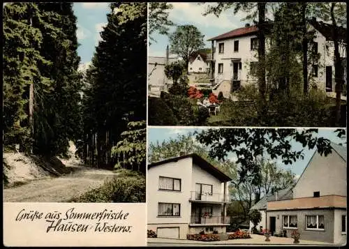 Hausen Westerwald-Waldbrunn (Westerwald) 3 Bild Privatpension M. Eisenhut 1969