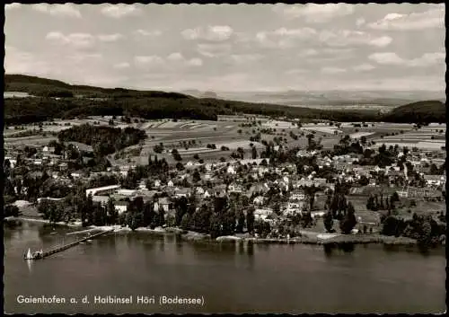 Gaienhofen Luftbild Fliegeraufnahme Halbinsel Höri (Bodensee) 1971