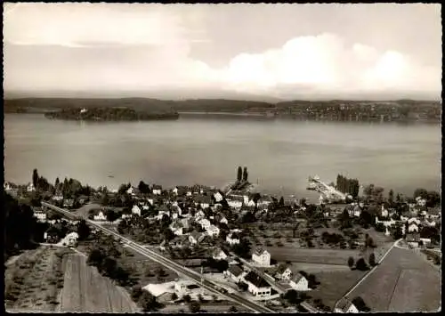 Ansichtskarte Unteruhldingen-Uhldingen-Mühlhofen Luftbild 1964