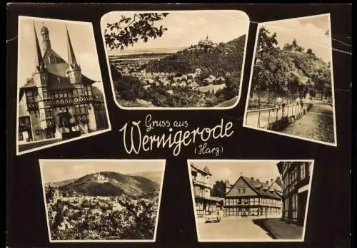 Ansichtskarte Wernigerode 5 Bild Ansicht Gruss aus... 1965/1964