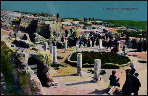 Karthago V zříceninách Kartaginský ch./Ruinen von Karthago 1930