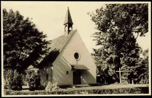 Ansichtskarte Bad Zwischenahn Partie an der Kirche 1956
