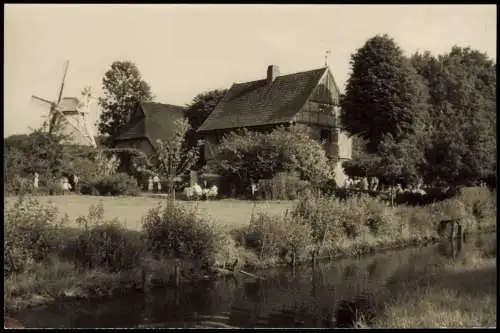 Bad Zwischenahn Am Zwischenahner Meer Windmühle Stadtpartie 1962