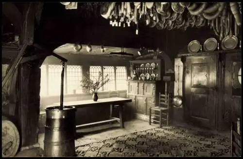 Bad Zwischenahn Ammerländisches Bauernhaus Küche Räuchern 1962