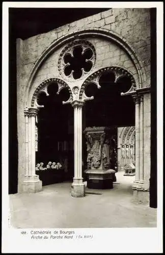 CPA Bourges Arche du Porche Nord (fin XIIIe) 122. Cathédrale 1961