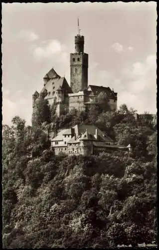 Ansichtskarte Braubach Marksburg - Fotokarte 1962
