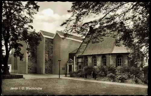 Ansichtskarte Jever Stadtkirche - Fotokarte 1966
