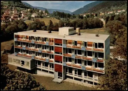 Ansichtskarte Bad Wildbad Hotel-Café Windhof - Aussichtsterrassen 1972