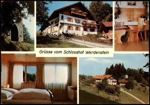 Immenstadt (Allgäu) Schlosshof Werdenstein Mehrbild Innenansichten 1975
