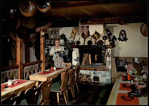 Ansichtskarte Reit im Winkl Unterhaltungslokal Zum Kuhstall 1975