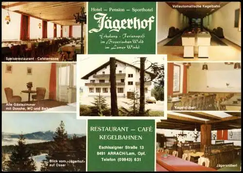 Bad Kötzting Sporthotel Jägerhof Kaitersberg MB Bayrischer Wald 1979