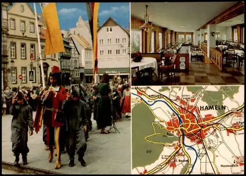 Ansichtskarte Hameln Café Restaurant Klütturm 3 Bild Umzug 1974