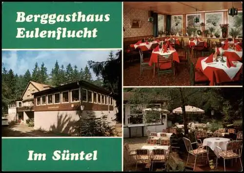 Ansichtskarte Bad Münder (Deister) Berggasthaus Eulenflucht im Süntel 1978
