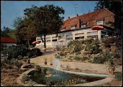 Ansichtskarte Bad Münder (Deister) Berggasthaus und Pension Ziegenbuche 1965