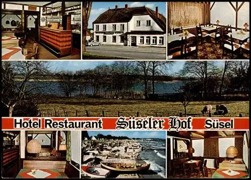 Ansichtskarte Süsel Mehrbild Hotel-Restaurant SÜSELER HOF 1977