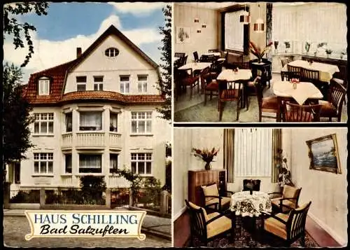 Ansichtskarte Bad Salzuflen Haus Schilling, Hermannstraße 9 3 Bild 1968