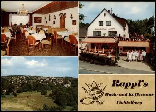 Fichtelberg Oberfranken Rappl  Kaffeehaus Max-Reger-Platz 4 Mehrbild 1976