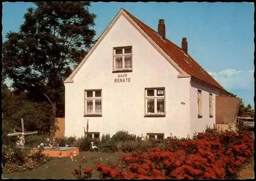 Ansichtskarte Duhnen-Cuxhaven Fremdenheim Haus Renate Voßhörn 11 A 1974