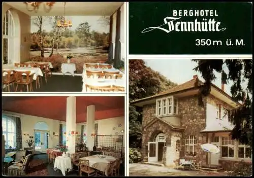 Bad Pyrmont Berghotel SENNHÜTTE Jägerstuben und Spelunkenturm Bomberg 1978