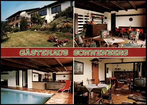 Ansichtskarte Brombachtal Gästehaus Sonnenberg 4 Bild 1968
