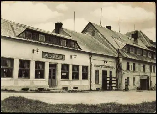 Postcard Moldau Moldava Hotel Hranice 1962