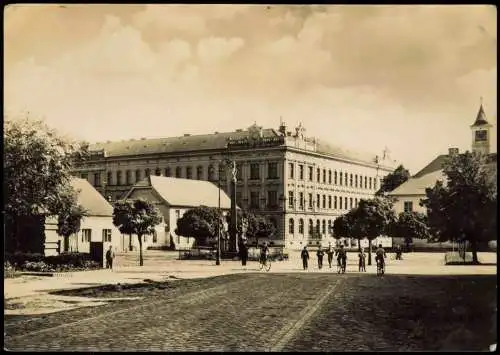 Postcard Sadská Straßenpartie 1962